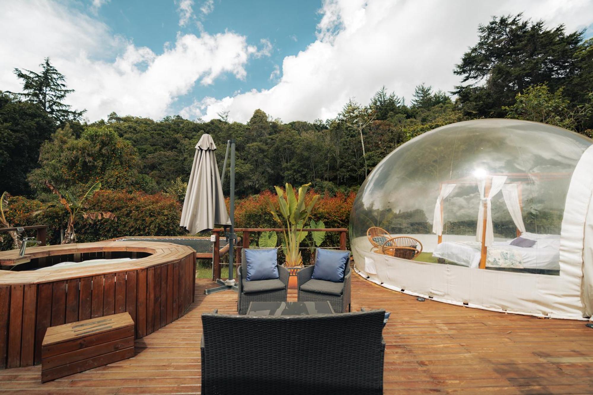 Hotel Bubblesky Glamping 15 Min From Medellin Rionegro Exterior foto